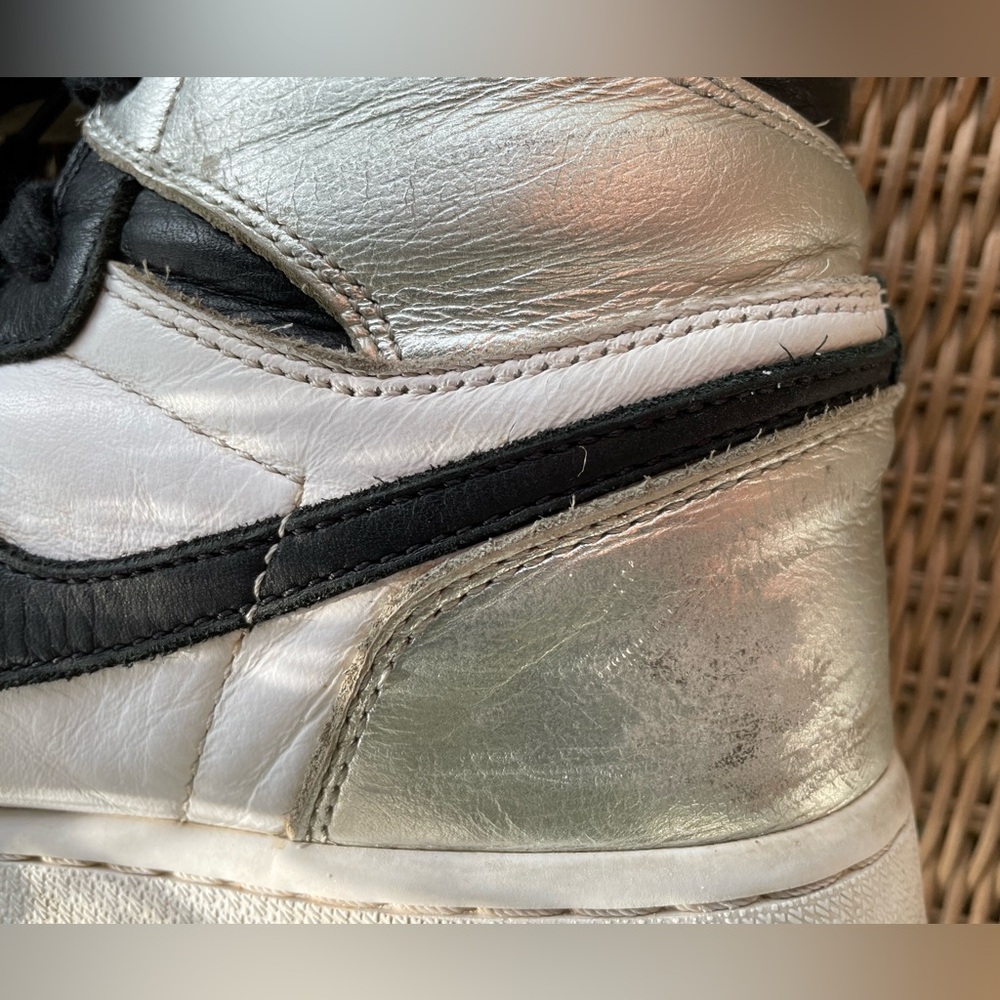Nike Air Jordan Silver Toe high tops - Picture 10 of 12